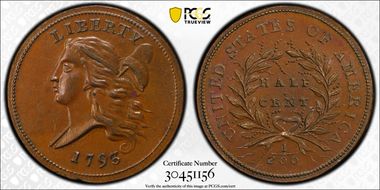 1793 1/2C C-4 MS65BN