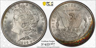 1896 $1 MS66