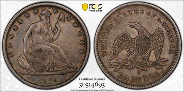 1840-O 50C WB-5 XF45