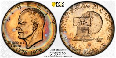 1976-S $1 Clad Type 1 PR65DCAM