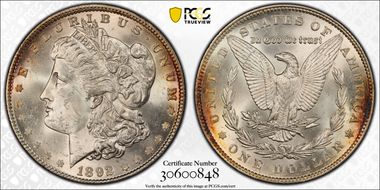 1892 $1 MS63