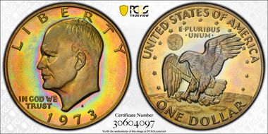 1973-S $1 Clad PR67CAM