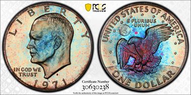 1971-S $1 Silver PR68DCAM