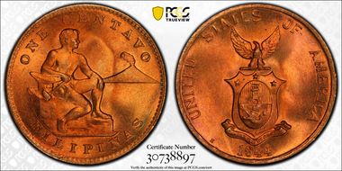 1944-S 1C Allen-3.06b Incomplete 4 MS66+ RD