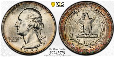 1959 25C MS67