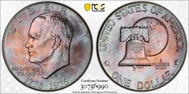 1976-D $1 Type 2 MS65