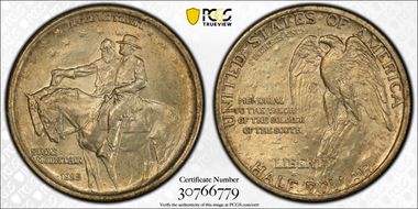 1925 50C Stone Mountain MS62