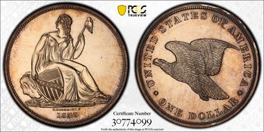 1836 $1 J-63 Res PR62