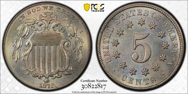 1873 5C Closed 3 MS65+