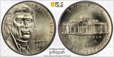 2006-D 5C Monticello MS66+ FS