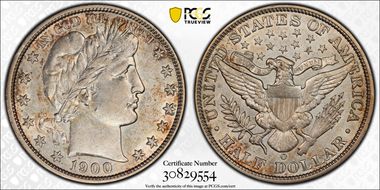 1900-O 50C AU50