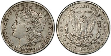 1878-S $1 VAM 27 Long Arrow Shaft XF40