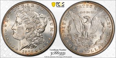 1904-S $1 MS63+