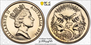 1991 5C Small SD MS68+