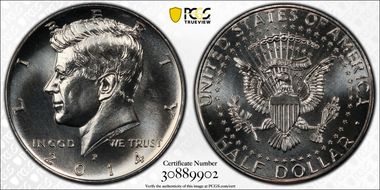 2014-P 50C UNC Set 50th Anniversary First Strike SP69