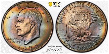 1972-D $1 MS64