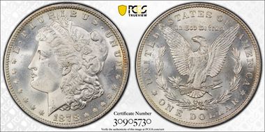 1878 7TF $1 Reverse of 1879 MS66+