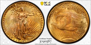 1932 $20 MS66