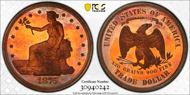 1875 T$1 J-1430 PR65RD