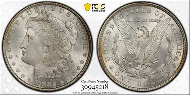 1882 $1 MS64