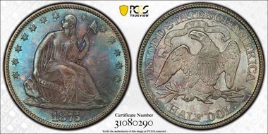 1875 50C MS66