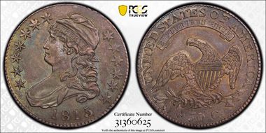1815/2 50C AU58