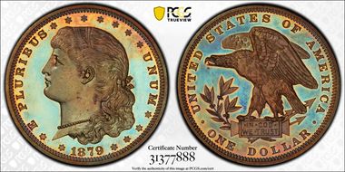 1879 $1 J-1609 PR65RB