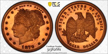 1879 25C J-1591 PR66CAM