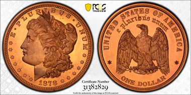1878 $1 J-1565 PR66RD