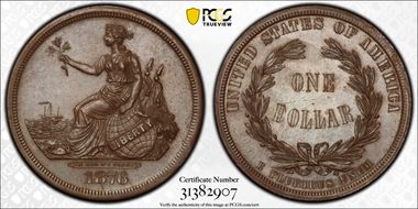 1876 $1 J-1469 PR65BN