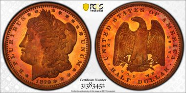 1879 50C J-1600 PR66+ RD