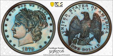 1879 $1 J-1604 PR68BN