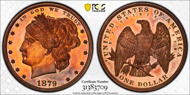 1879 $1 J-1604 PR66+ RB