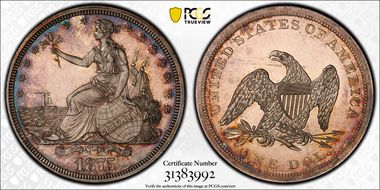 1875 T$1 J-1420 PR66CAM