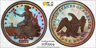 1875 T$1 J-1421 PR64RB