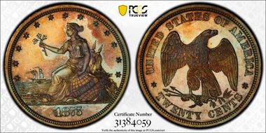 1875 20C J-1400 PR66+ BN