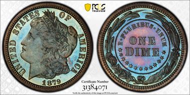 1879 10C J-1586 PR67