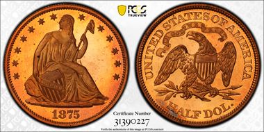 1875 50C J-1418 PR65+ CAM