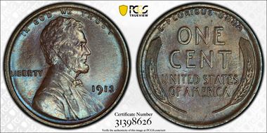 1913 1C MS65BN