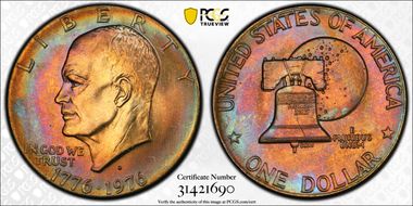 1976-D $1 Type 2 MS65