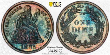 1885 10C PR65