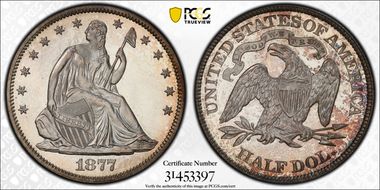 1877 50C PR66+ CAM
