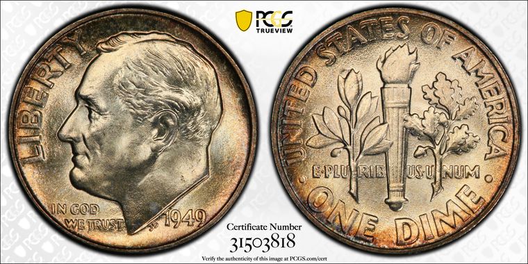 Cert 31503818 - Coin Image