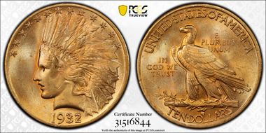 1932 $10 MS65