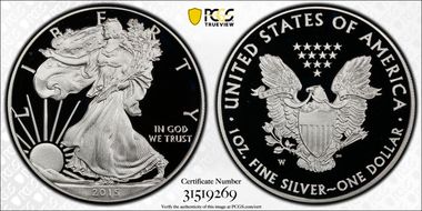 2015-W $1 Silver Eagle First Strike PR70DCAM