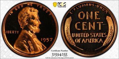 1957 1C PR66CAM