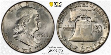 1963 50C DDR, FS-801 MS65