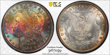 1883-CC $1 MS66+