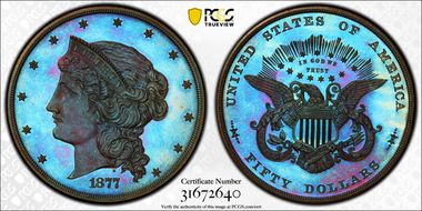 1877 $50 J-1547 PR68RB