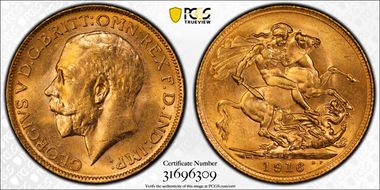 1916-P Sov S-4001 MS64